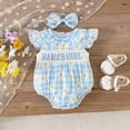 thumbnail image 2 of Leey-World Girl Onesies Baby-girls Short Sleeve Mix & Match Bodysuits Baby Bodysuit(Blue,6-12 Months), 2 of 6