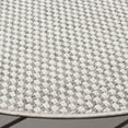 thumbnail image 4 of SAFAVIEH Sisal All-Weather Delroy Solid Indoor/Outdoor Area Rug, Light Grey/Ivory, 6'7" x 6'7" Round, 4 of 8