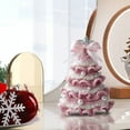 thumbnail image 3 of Handmade Crochet Christmas Tree DIY Crochet Christmas Tree Kit with Bow Faux Pearl Decor Holiday Craft Starter Set for Beginners, 3 of 7