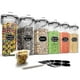 thumbnail image 1 of Recipientes de almacenamiento de cereales Wildone de 4 litros (135.3 oz), 6 piezas, 1 of 6