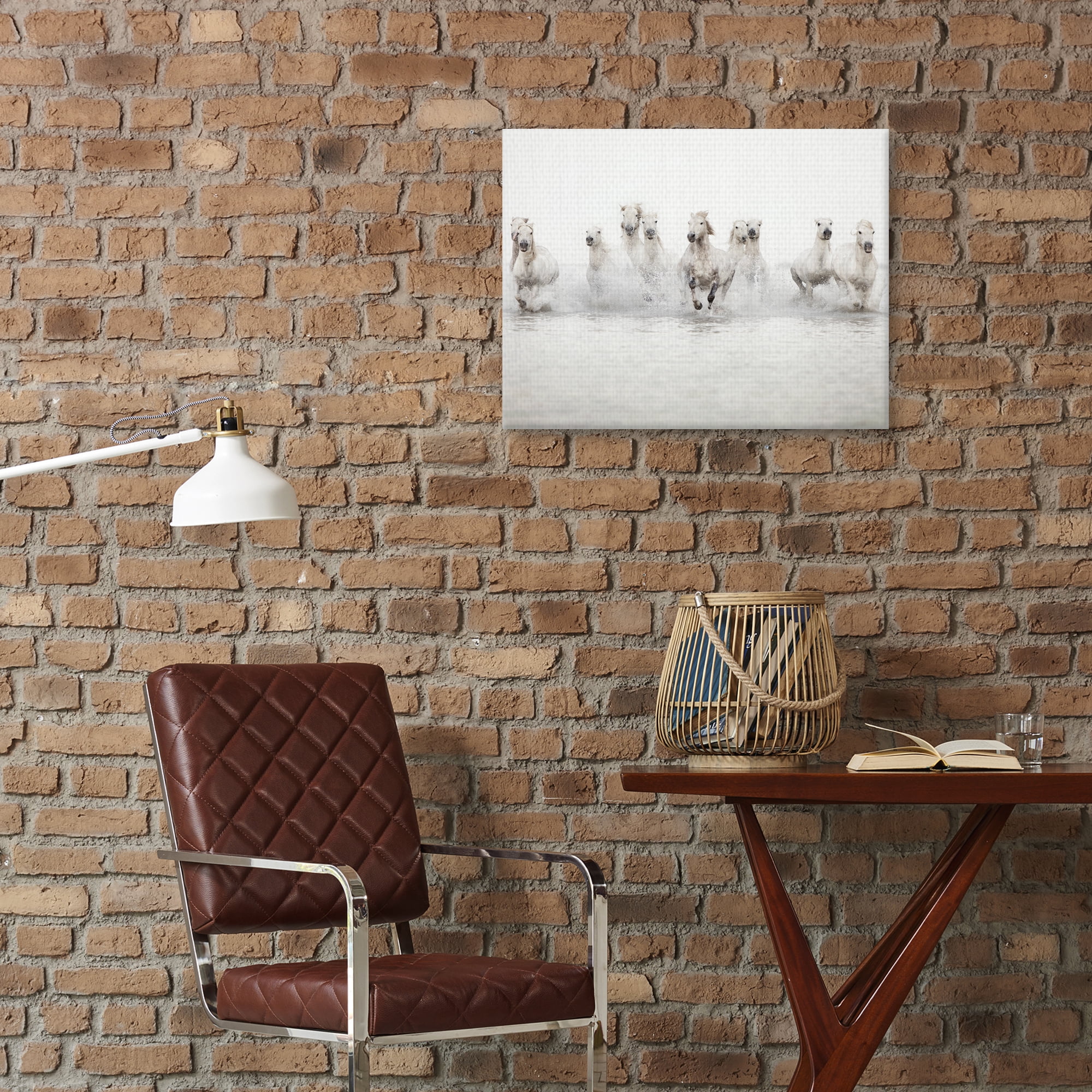 White Horses by Irene Suchocki Running Wild Horses Photo Canvas Art