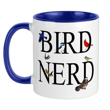 

CafePress - Bird Nerd Mug - Ceramic Coffee Tea Novelty Mug Cup 11 oz