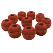 IBA Indianbeautifulart Knitting Lot Of 10 Pcs Cotton Thread Anchor Crochet Tatting Yarn Embroidery Ball