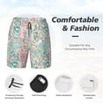 thumbnail image 3 of Fotbe Watercolor Tiger Traje de Baño para Hombre – Shorts de Natación de Secado Rápido con Forro y Bolsillos-XX-Large, 3 of 6