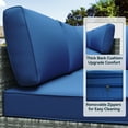 thumbnail image 7 of Outdoor Cushions Set of 14 for 7 Pieces Sectional Rattan Conversation Sets,Outdoor Furniture Replacement Cushions for Patio Furniture,4-INCH Replacement Sofa Cushions, 7 of 7