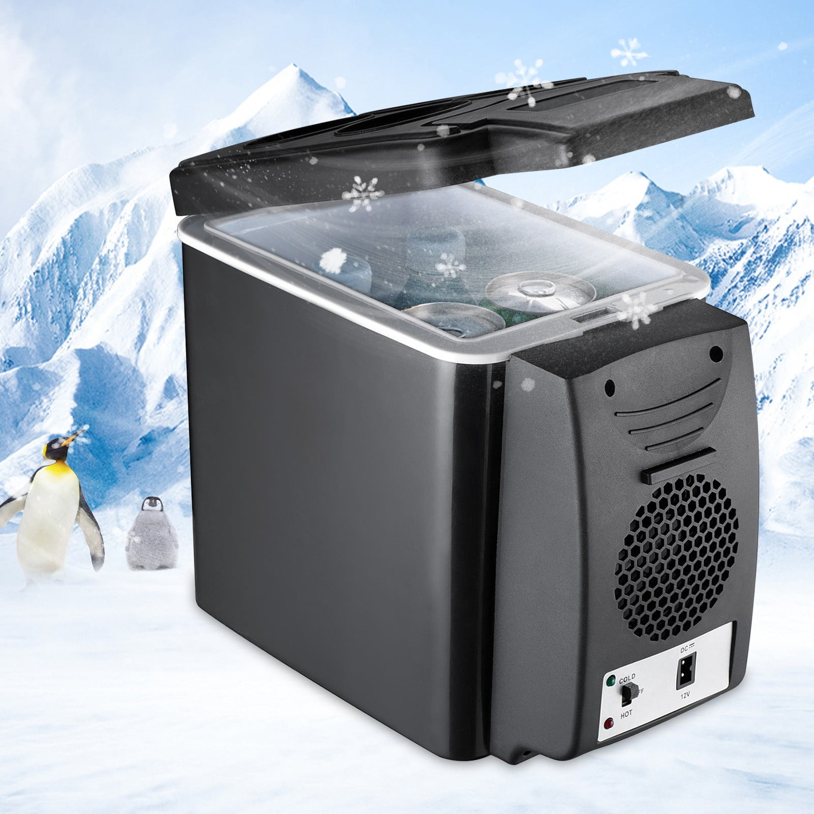 Bdday Car Refrigerator Refrigerator For Car Car Refrigerator Freezer 12V Car Refrigerator 6L Portable Car Refrigerator Portable Freezer DC12V