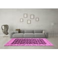 thumbnail image 3 of Ahgly Company Indoor Rectangle Oriental Purple Traditional Area Rugs, 2' x 5', 3 of 4