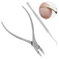 thumbnail image 1 of Cuticle Trimmer, Correct Ingrown Nails Curved Arc-shaped Edge Cuticle Clipper  for Hand for Cuticle for Dead Skin Silver,Gold, 1 of 7
