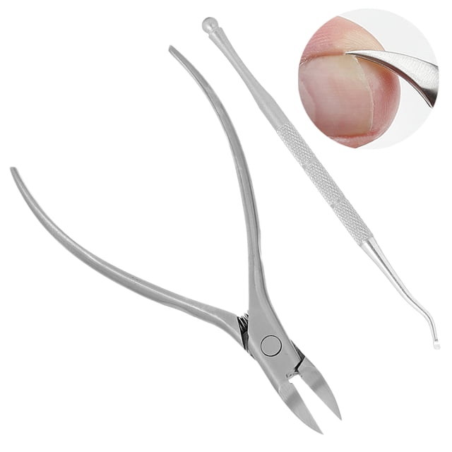 Cuticle Trimmer, Correct Ingrown Nails Curved Arc-shaped Edge Cuticle Clipper for Hand for Cuticle for Dead Skin Silver,Gold