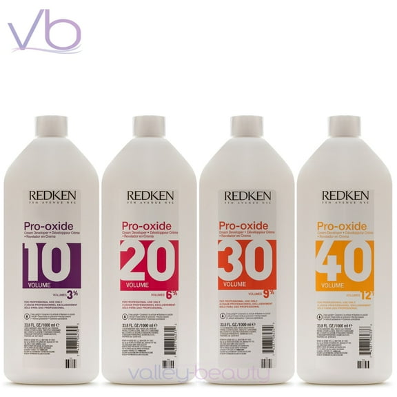 Redken Pro-Oxide Cream Developers (10, 20, 30, 40), 1000ml