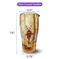 thumbnail image 5 of Welcome Fall Cairn Terrier Strolling Through the Autumn Maple Forest 30oz Stainless Steel Tumbler Insulated Cup with Lid Cairns Dog Lover - 12012, 5 of 5
