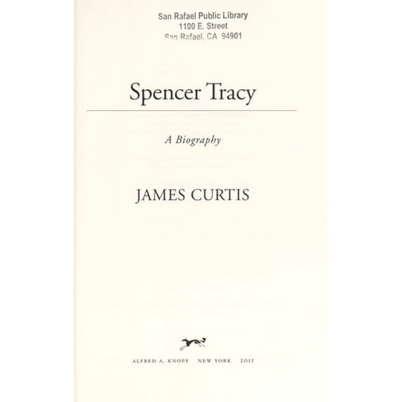 Pre-Owned Spencer Tracy: A Biography (Hardcover) 0307262898 9780307262899