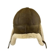 Sheepskin Trapper Hat - Genuine Leather Russian Ushanka Aviator Hat