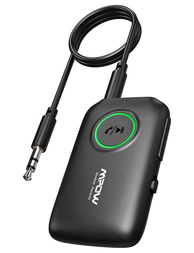 paniek mug Onweersbui Mpow Bluetooth 5.0 Receiver and Transmitter, 2-in-1 Wireless Bluetooth  Adapter with aptX Low Latency, CD-Like Sound Quality, 14 Hours, Dual Link  for Home TV/PC Stereo System - Walmart.com