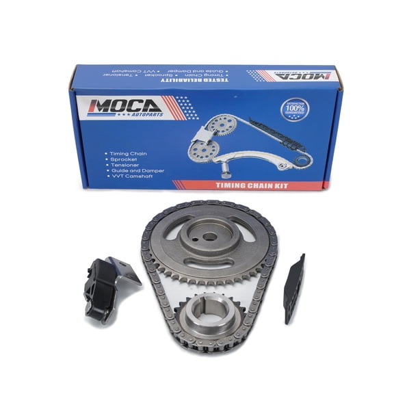 MOCA AUTOPARTS Timing Chain Kit Fit for 83-02 Dodge Dakota Eagle Jeep Wrangler Cherokee CJ7 2.5L