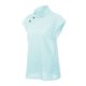 thumbnail image 3 of Blusa de algodón para mujer, cuello alto, abotonado lateral, manga corta, tallas grandes, moda Abanopi Blusa de mujer, 3 of 7