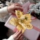 thumbnail image 4 of Christmas Glitter Magnolia Magnolia With Stems Christmas Tree Decoration Flower Wreath Christmas Year Decoration Holiday Gift, 4 of 6