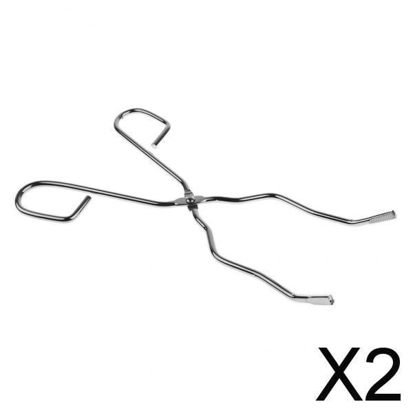Paquete de 2-6 pinzas de crisol para calentar experimentos de química, soporte para crisol, suministros de laboratorio 2 piezas