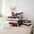 thumbnail image 6 of Manfei Animal Deer 7-Piece Twin Bedding Sets,Red Camouflage Bedding Comforter Set,Buffalo Plaid Breathable Sheet Sets,Ultra Soft Wildlife Home Decor,Reversible, 6 of 8