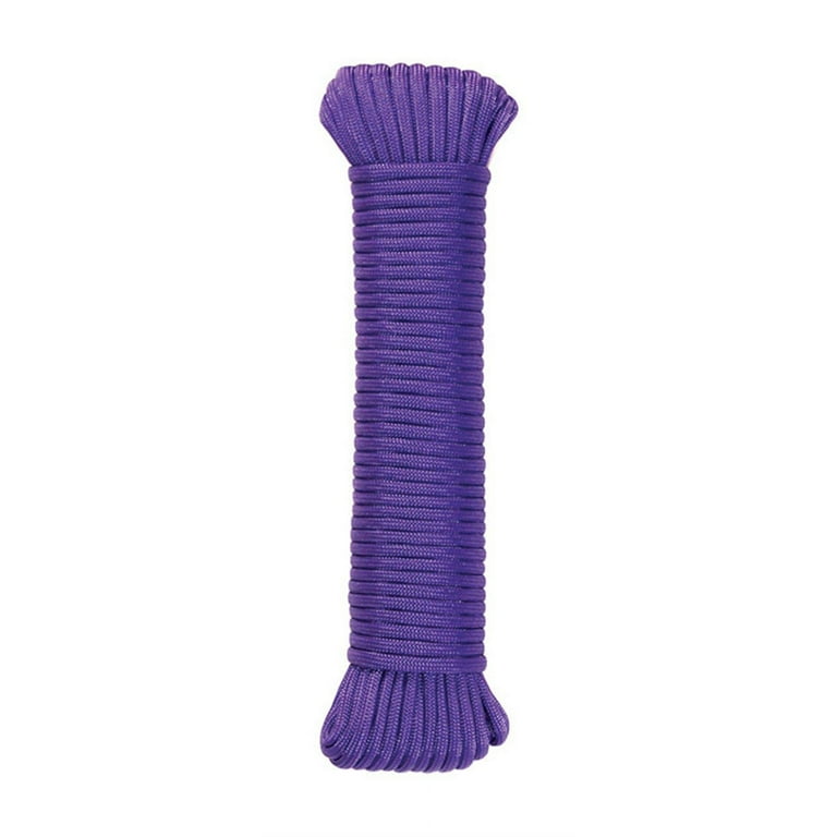 SecureLine 5/32 in. D X 50 ft. L Purple Braided Nylon Paracord SecureLine 5/32 in. D X 50 ft. L Purple Braided Nylon Paracord
