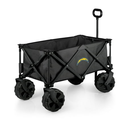 Los Angeles Chargers Adventure Wagon Elite All-Terrain Folding Utility Wagon - Charcoal - No