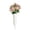 C, variant on Artificial Rose Bouquet with Bucket, Cemetery Memorial Flower Arrangement for Graveside Decoration (Style E)