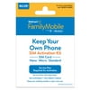 Walmart Family Mobile Bring Your Own Phone SIM Kit - T-Mobile GSM Compatible