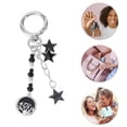 thumbnail image 4 of Unique Bargains 1 Pc Handbag Charm Keychain Tree Bag Accessories Silver Tone Black, 4 of 6