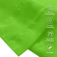 thumbnail image 3 of Solid Sheer Window Drapes, (Set of 2) Multipurpose Sheer Curtains, 60 X 84 inch, Lime Green, 3 of 5