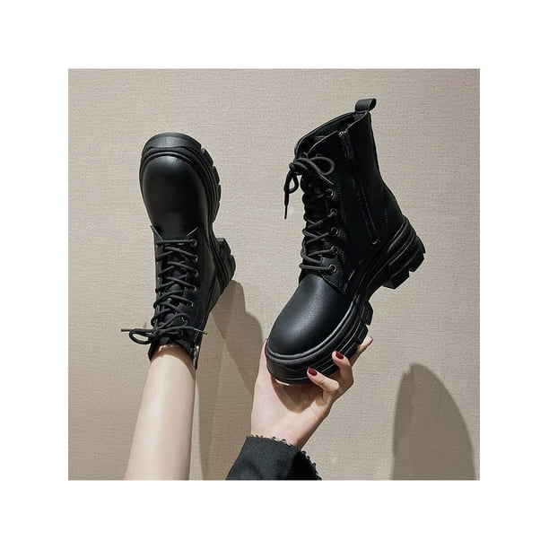 Lace up combat boots cheap womens