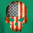 thumbnail image 3 of CafePress - American Flag Skull Dark T Shirt - Men's Classic Graphic Cotton T-Shirt, 3 of 4