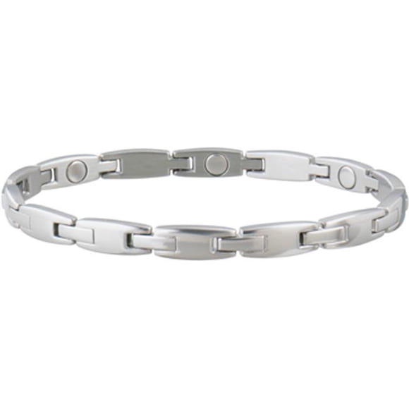 Sabona 64570 Ladies Magnetic Link Bracelet Stainless - Large & Extra Large