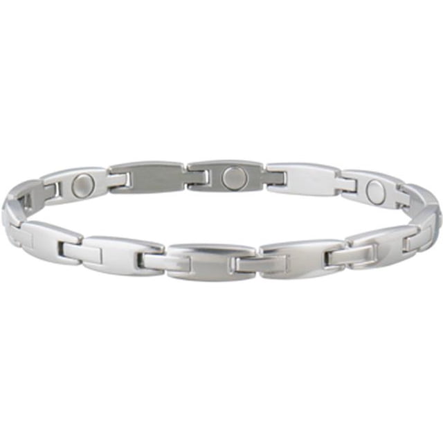 Sabona 64570 Ladies Magnetic Link Bracelet Stainless - Large & Extra Large
