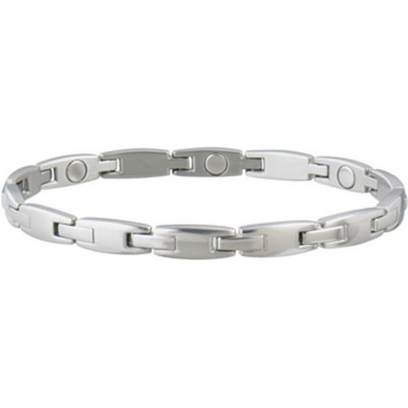 Ladies' Stainless Magentic Link Bracelet-L/XL