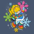 thumbnail image 2 of Juniors Rainbow Brite Colorful Christmas Snowflakes Sweatshirt, 2 of 4