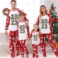 thumbnail image 6 of Penkiiy Christmas Pajamas for Family Matching Pjs Set, Red Plaid Reindeer Holiday Xmas Pajamas for Women Men Kids Red 3XL, 6 of 9