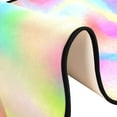 thumbnail image 4 of 2' x 6' Hallway Runner Rugs Modern Floor Carpet Non Slip Entryway Mat Bedroom Bathroom Kitchen Abstract Rainbow Tie-dye Pink, 4 of 7
