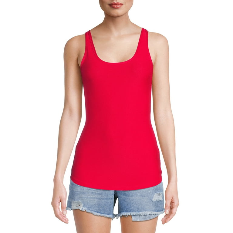 トップス L'Appartement GOOD GRIEF BORDER TANK TOP No Boundaries Seamless Tank Top, Women's - Walmart.com