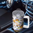 thumbnail image 3 of Spooky Halloween 40oz Tumbler - Pumpkin Pattern w/Handle, Huge Insulated Cup, Last Minute Gift! Keeps Drinks Cold 26Hrs, 3 of 4