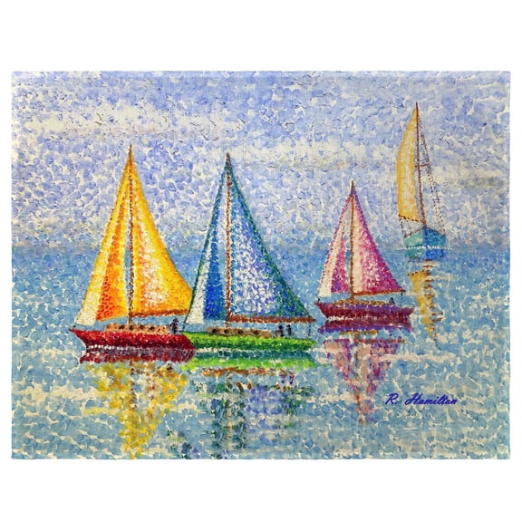 Betsy Drake Interiors Sailboat Colors Place Mat Set of 4