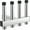 Four rods with R-shaped pins, variant on Studyset Fishing Rod Holder for Car 4 Link Tube for 2" Hitch Receiver Angle Adjustable Stainless Steel Fishing Pole Rack Rust Resistant Quick Release, Corrosion Resistant