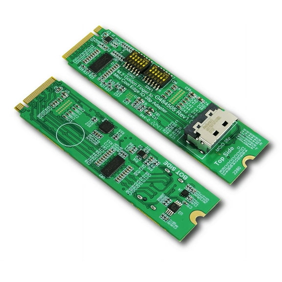 M.2 M-key PCIe 4.0 with ReDriver to MCIO 38P Adapter