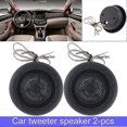 thumbnail image 2 of 2Pcs 150W Universal High Efficiency Mini Half-Dome Car Tweeter Speakers for Car Audio System, 2 of 5