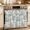 Gray Green Sage Green Light Beige, variant on Sage Green Boho Oven Skirt Curtain 30"Wx21.5"L,Waterproof Ruffled Stove Cover Skirt with 8 Ribbon Ties,Modern Abstract Geometric Middle Century Decorative Oven Door Curtains for Kitchen Dishwasher
