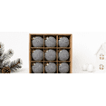 thumbnail image 5 of Christmas Ornament Ball Hanging Decor, Festive Tree Decoration For Wreath Window Fireplace Or Party Display, Holiday Home Accent, 5 of 5
