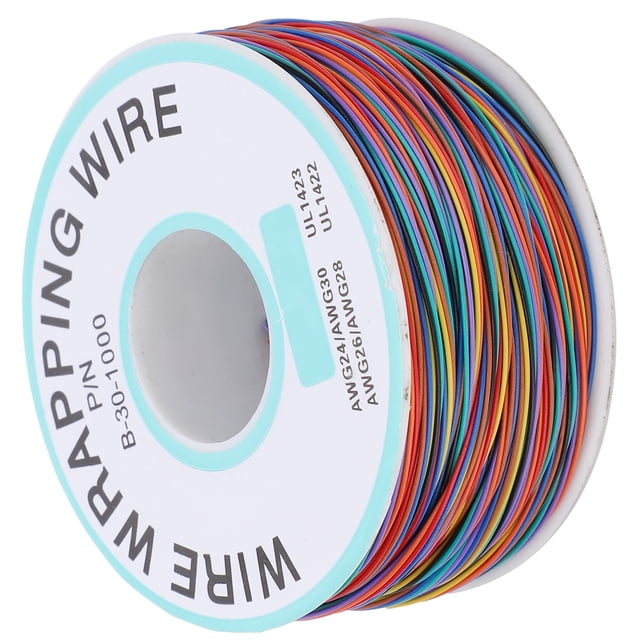 OK Wire,Alambre de cobre Cable de cobre de un solo núcleo de 8 colores Cable electrónico Logre más
