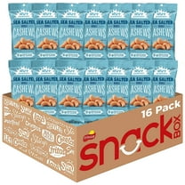 Nut Harvest Sea Salted Whole Cashews, 2.25 Ounce (Pack of 16)