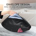 thumbnail image 4 of Yayeee Pillowcase Standard Size Set of 2 Satin Wrinkle Resistant Pillow Case, UFO with Hearts Pattern, 4 of 8