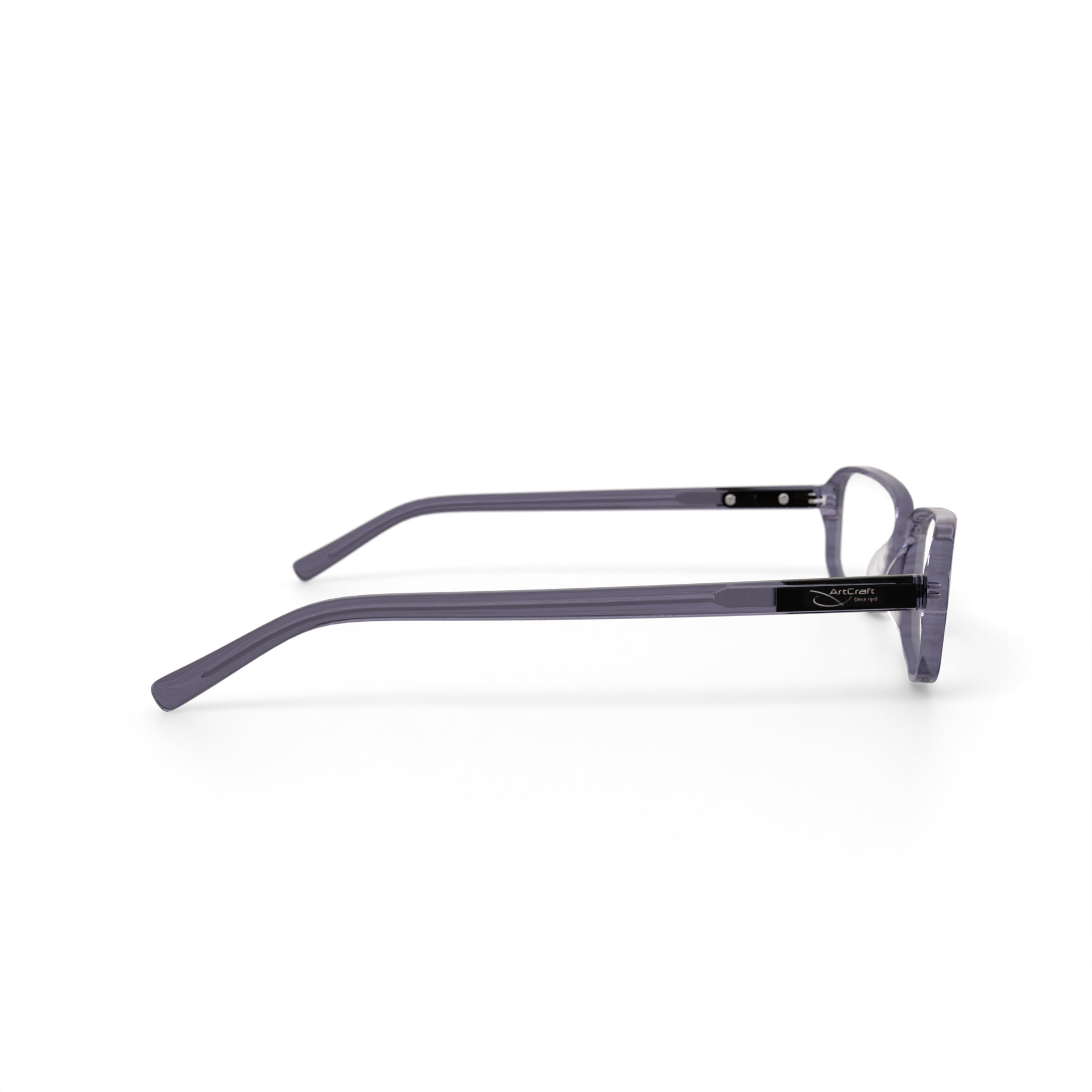 Art-Craft Optical 484 AM Prescription Safety Glasses, Grey Smoke, OSHA Compliant ANSI Z87.1