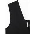 thumbnail image 4 of Musuos Women Black Vests Bow Tie Back V-Neck Waistcoat Sleeveless Buttons Cardigan Trendy Streetwear, 4 of 10